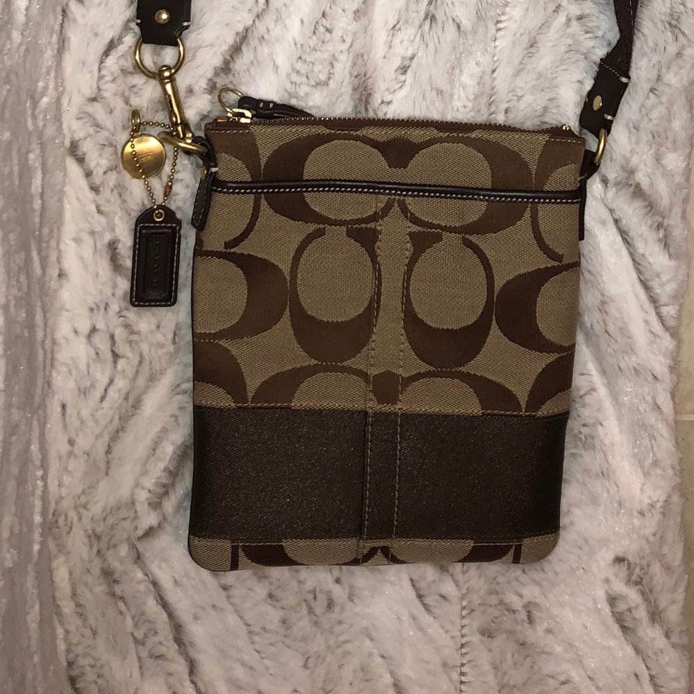 Brown Coach Crossbody